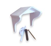 Generic Door bell rain cover hood to fit ring door bell (White)