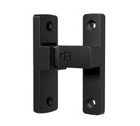 Generic Door Lock with Screws, Heavy Duty Latch, Folding Lock for Doors, Black