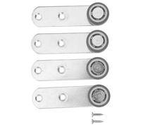 Generic Door Support Wheel 4pcs - Recessed Pulley with Precision Bearing Design for Barn Doors and Kitchen Island Movement in Commercial Settings