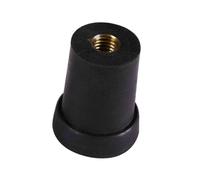 Generic Double Bass Peg, Rubber Tip, Cello Peg Plug, Tailpiece Plug with Metal Internal Thread, 10mm