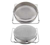 Generic Double Layer Stainless Steel Honey Strainer Filter Set for Efficient Honey Extraction, Essential for Beekeepers, Solid and Durable Material, Fits Most Buckets, 5"