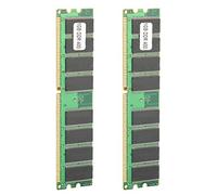Generic Double-Sided 16-Grain DDR 1GB 400Mhz PC-3200 Memory Module Set of 2, Stable Performance and Long Service Life, Suitable for Desktop Computers