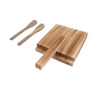 Generic Dough Pressing Tool Wooden Handle Durable and Easy to Use for Making Tortillas and Empanadas Log Wood 341g