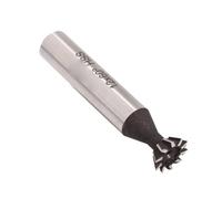 Generic Dovetail Bit, 12mm 60 Degree HSS Double Edged Router Bit, Woodworking Milling Cutter with Angular Distribution for Mold Steel Cast Iron Carbon Steel