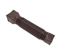 Generic Downspout Extender Retractable Adjustable Rain Gutter Drain Pipe Extension Telescopic Downspout Connector for Home Garden Lawn Drainage System PE ABS Material 20 to 59 Inc (Brown)