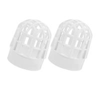 Generic Downspout Gutter Mesh Guard 2Pcs Waterproof PVC Leaf Filter for Balcony Drainpipe Outdoor Use