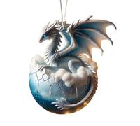 Generic Dragon Christmas Tree Ornament, Acrylic, Fantasy/Mythical, Christmas