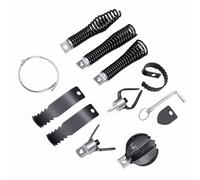 Generic Drain Snake Attachment Efficient 6 Blade Grease Cutter Kit for Sewer Roots Hair Blockages for General Pipe 3/8"-5/8" Cables