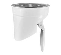 Generic Drainage Pipe Floor Drain Insert with Backflow Valve, Automatic Shut-Off Function, Odor-Blocking Pipe Core, PP and Stainless Steel, 50mm