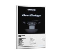 Generic Drake - Care Package Album Cover Aesthetic Limited Posters Signed Rapper Music Posters Dorm Decor Bedroom Posters Print Canvas Wall Art Room Teen And Girls 08x12inch(20x30cm) Frame-style