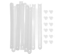 Generic Drawer Slides Low Noise 6 Sets Strong Bearing Capacity White Smooth Bearing Design Full Extension One-piece Structure