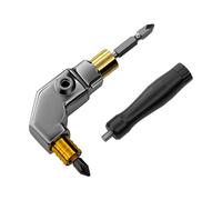 Generic Drill Angle Adapter, Right Angle Converter, 90 Degree Extension Accessory, Material: Carbon Steel, Suitable for Installation, S