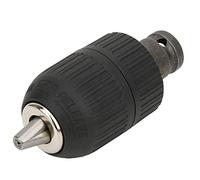 Generic Drill Chuck Adapter, Impact Drill Adapter Chuck for Impact Driver Handheld Electric 1/2in Hex Shank Converter 2-13MM 1/2-20UNF Thread