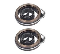 Generic Drill Press Return Spring 2Pcs Coil Quill Feed Spring 8mm Width 35mm Outer Diameter for Lathe Bench Drills with Quick Return Sleeve Installation