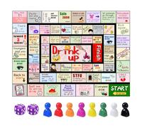 Generic Drinking Board Game Exciting Escapades Interactive Bachelorette Party Games Essential Night Addition 2-8 Players Fun Enhance Dynamics Bachelorette Essential