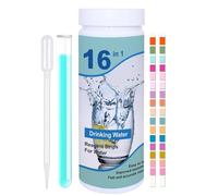 Generic Drinking Water Test Kit, Home Water Test Kit, 16-in-1 Water Quality Tester, 50 Strips Water Test Kit For Drinking Water/tap Water/spa Center/well Water/swimming Pool, KJE75P5PPTNX38BC
