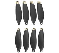 Generic Drone Propeller Replacement Set Powerful Pulling Force for Mini 2, 2 Pairs Quiet Flight Accessory for Drone Enthusiasts (Gold Decor)
