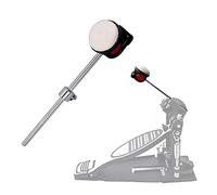 Generic Drum Stick, Bass Drum Beater, Silicone with Cotton Felt for Accessories, Suitable for Drummers, Metal Parts White