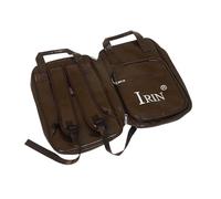Generic Drum Sticks Bag,Drumstick Storage Case,PU Leather Drumstick Holder,Portable for Mallets, brown