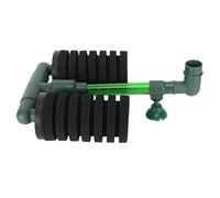 Generic Dual Bio Sponge Filter for Aquarium Easy to Operate Quiet Filtration System for Fish and Shrimp Tanks (QS 200A)