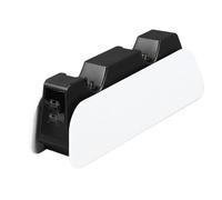 Generic Dual Controller Charging Station with LED Indicators Perfect for Gamepad Storage Black and White, 1 Unit