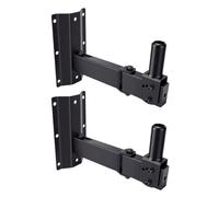 Generic Dual PA Speaker Wall Mount Brackets Heavy Duty Design Holds 154lbs Perfect For Living Rooms, Events, Lobbies