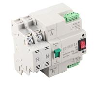 Generic Dual Power Automatic Transfer Switch Fast Switching 2P for Home and Factory Premium PC Material (100A)