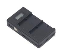 Generic Dual Slot Camera Battery Charger Efficient Portable USB Charger for LP E6 E6NH Batteries - Ideal for Travel