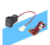 Generic Dual USB Car Adapter 12V-24V To 5V 3.1A Fit for Toyota Cars Design