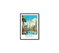 Generic Dubai Travel Print, Dubai Travel Poster, United Arab Emirates Print, Travel Decor, Popular Print, Birthday Gift, 6x4/7x5/8x10/A3/A4 (A3 Unframed (29.7 x 42cm))