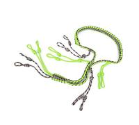 Generic Duck Call Lanyard Durable Paracord Necklace for Outdoor Hunting, 12 Loops for Duck Call & More, Black + Camouflage Green for Hunters (Fluorescent Green)