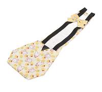 Generic Duck Diapers with Cute Rabbit Design Leakproof Feature for Chickens, Ducks, and Geese in Soft Polyester (Yellow)