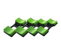 Generic Dumbbell Storage Rack Lightweight Plastic Strong Bearing Capacity 4pcs Dumbbell Rack Holder Vertical Stand for Home Gym for Exercise Equipment