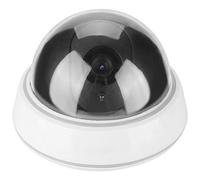 Generic Dummy Camera with Realistic Design and Flashing LED Light for Supermarkets and Offices 12.5cm/4.9in Diameter