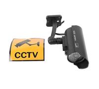 Generic Dummy Fake Security Camera Red Flashing Lights for Deterrent Effectiveness Residences Shops Offices Material ABS 1 Dummy Security Camera for Crime Prevention