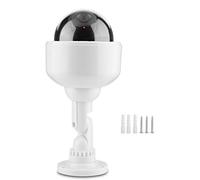 generic Dummy Security Camera, Dome Shape Fake Security Camera with Flashing LED Light and 360 Rotation, for Indoor Outdoor Home