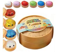 Generic Dumpling Squishies Mystery Box, Glitter Dumplings Squeeze Box, TPR Low Rising Squishies Sensory Fidget Toy for Anxiety, Unique Gifts for Kids and Adults
