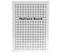 Generic Dungaree Queen Macrame Mat, Mini Macrame Board, Self Healing Foam, Secure Notches, Tangle Free, Versatile, 7.5" x 10.5", 1 Piece, Foam