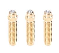 Generic Durable 0.6mm Bimetal 3D Printer Nozzle for Carbon 3D Printer Replacement Brass Hardened Steel 3 Pieces