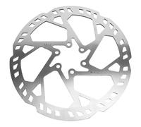 Generic Durable 180mm Cycle Disc Brake Rotor Stainless Steel 2.3mm Thick for Ultimate Stopping Power Compatible with Various Braking Systems