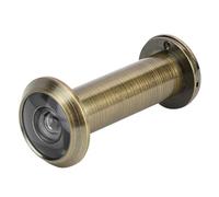 Generic Durable 220 Degree Door Viewer with Thread Butted Wall, Gold Color, 0.6in Diameter, for Protecting Your Home, Suitable for All (Extended 16mm, Aperture 16-23, Door Thickness)