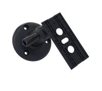 Generic Durable Adjustable Security Camera Mounting Bracket for Ring Stick Up Cam Pro Outdoor Use Stainless Steel 1 Piece (Black)