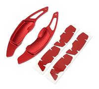 Generic Durable Aluminum Shift Paddle Extensions Fit for Subaru WRX BRZ Legacy Outback, Sporty Design Steering Wheel Upgrade, 1 Set (Red)