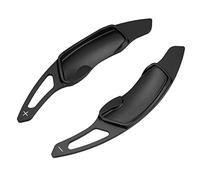 Generic Durable Aluminum Shift Paddle Extensions Fit for Subaru WRX BRZ Legacy Outback, Sporty Design Steering Wheel Upgrade, 1 Set (Black)