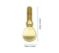 Generic Durable Copper Sax Neck Tightening Screw for Easy Use on Common Saxophone, Material, Suitable for Various Players