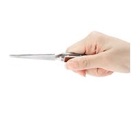 Generic Durable Heat-Resistant Locking Tweezer for Jewelry Making, Non-Serrated Tip, Ideal for Small Object Gripping, 6.3 Inch, Model Makers and Craft Work (Straight Mouth)