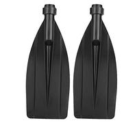Generic Durable Kayak Canoe Paddle Blade Replacement High Grade Plastic Black Spiral Design Lightweight Sturdy for Kayaking Boating Water Sports 37.2x13.9cm 1 Pair