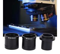 Generic Durable Metal Microscope Adapter for CCD and Camera C-Mount Systems Suitable for Biological Microscopes with 23.2mm Outer Diameter for Scientific Research and Observation