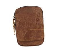 Generic Durable Outdoor Multi Functional Vintage Waist Bag Simple Style Phone Storage Pouch for Travel Hiking and Daily Use Unisex Design