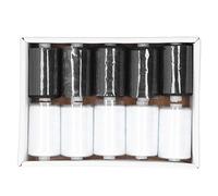 Generic Durable Portable White and Black Sewing Machine Thread Set, 10 Pcs, Ideal for Sewing Decoration, Clothing Production